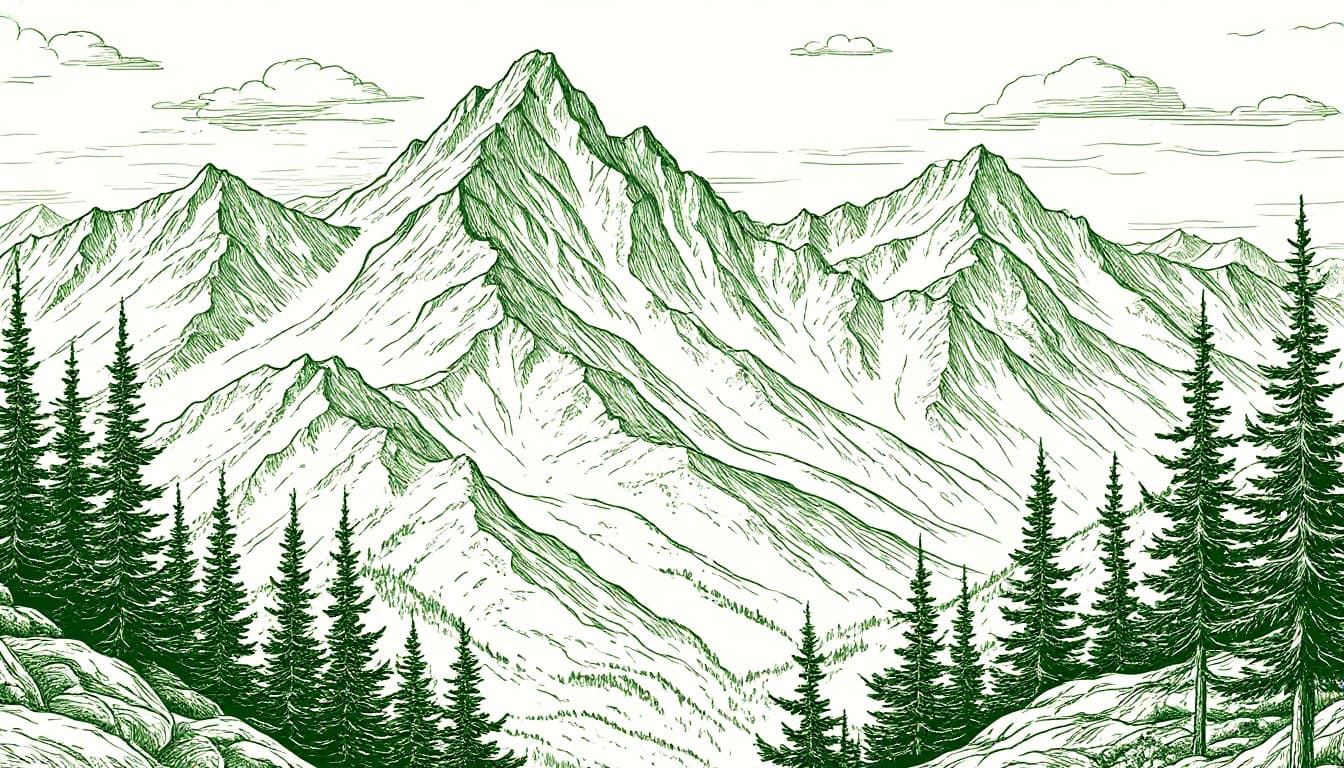 Белые уральские горы